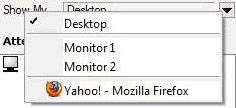 choose specific monitor